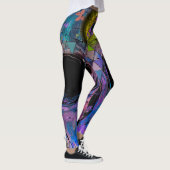 Leggings Crâne psychédélique de troisième oeil - guêtres (Droite)