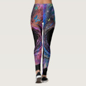 Leggings Crâne psychédélique de troisième oeil - guêtres (Dos)