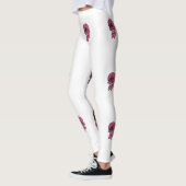 Leggings crâne rose (Gauche)