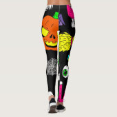 Leggings Crâne zombie d'Halloween (Dos)