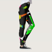 Leggings Crâne zombie d'Halloween (Droite)