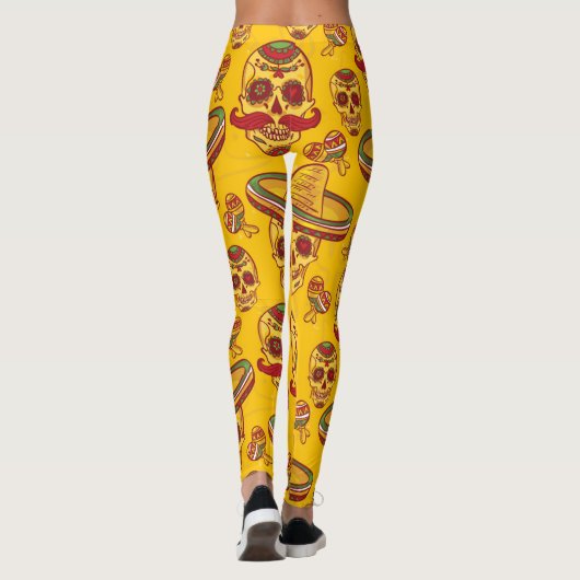 Leggings Crânes Amigo (Dos)