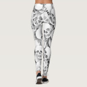 Leggings Crânes blancs (Dos)