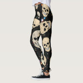 Leggings Crânes dans l'espace (Gauche)