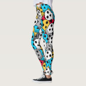 Leggings Crânes de fête colorés (Gauche)