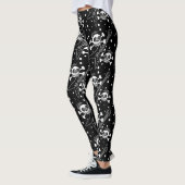 Leggings Crânes de métaux lourds (Gauche)