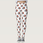 Leggings Crânes de Père Noël (Devant)