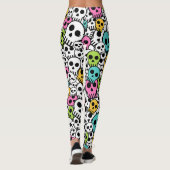Leggings Crânes éffrayantes Halloween (Dos)