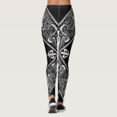 Leggings Crânes et copie de Fleur De Lis Bandana (Dos)