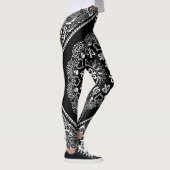 Leggings Crânes et copie de Fleur De Lis Bandana (Droite)