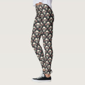 Leggings Crânes et Hellebores (Gauche)