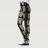 Leggings Crânes et succulents (Gauche)