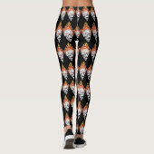 Leggings Crânes flamboyants (Dos)