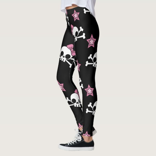 Leggings Crânes Girly (Gauche)