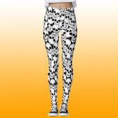 Leggings Crânes gothiques de Grunge Patternes