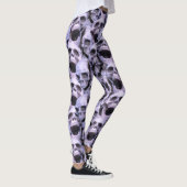 Leggings Crânes pourpres (Droite)