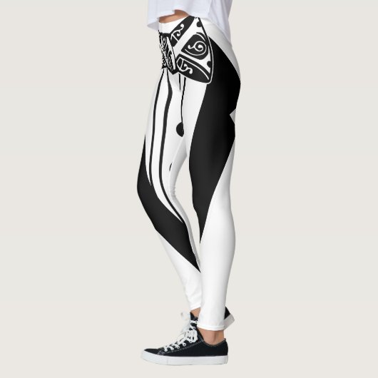 Leggings Cravate Bow Noir Et Tux (Gauche)