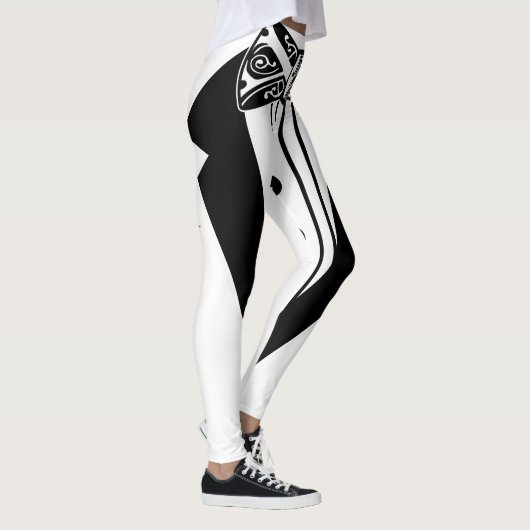 Leggings Cravate Bow Noir Et Tux (Droite)