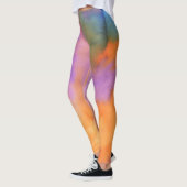 Leggings Cravate multicolore et dynamique (Gauche)