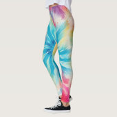 Leggings Cravate rétro et colorant (Gauche)