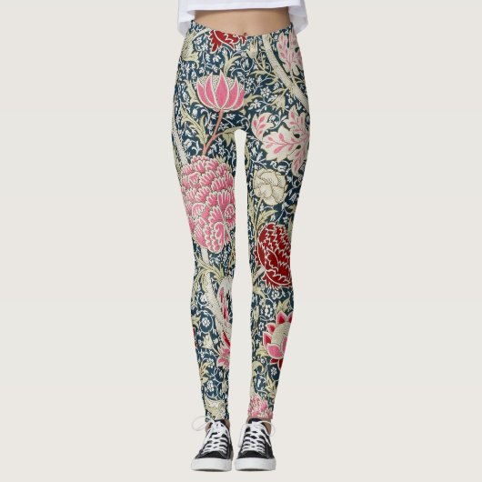 Leggings Crayon Pattern (de William Morris) Art (Devant)