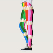 Leggings Crayons colorés (Gauche)