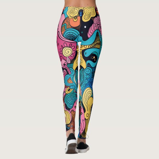 Leggings Crazy Monster Mash (Dos)
