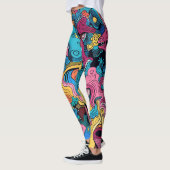 Leggings Crazy Monster Mash (Gauche)