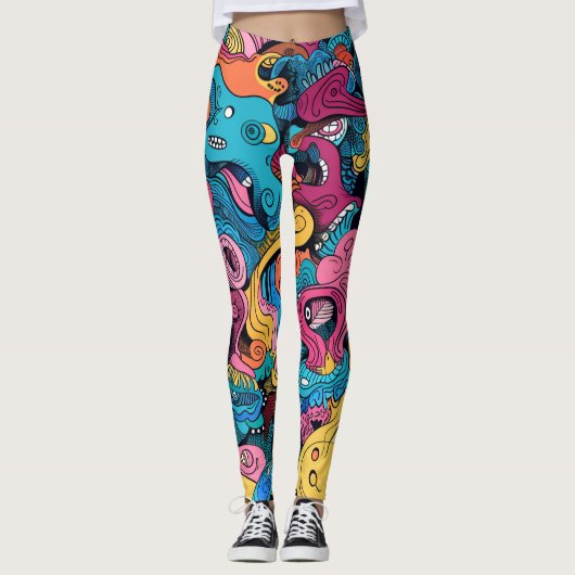 Leggings Crazy Monster Mash (Devant)