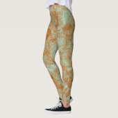 Leggings Création de toile de Paris vert rouille élégant (Gauche)