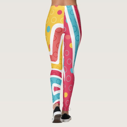 Leggings Création géométrique (Dos)