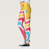 Leggings Création géométrique (Gauche)