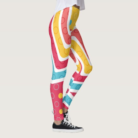 Leggings Création géométrique (Droite)