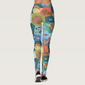 Leggings Création sous-marine Conception de collage (Dos)