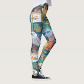 Leggings Création sous-marine Conception de collage (Droite)