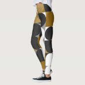 Leggings Créativité géométrique : Conception Motif transpar (Gauche)
