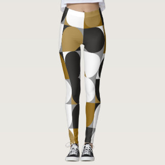 Leggings Créativité géométrique : Conception Motif transpar