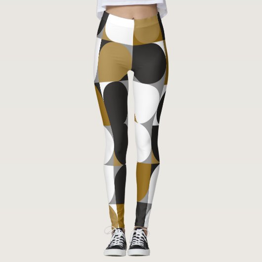 Leggings Créativité géométrique : Conception Motif transpar (Devant)