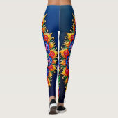 Leggings Créativité vibrante de mandala (Dos)