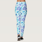 Leggings Créature de la fée mauve de sirène (Dos)