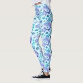 Leggings Créature de la fée mauve de sirène (Gauche)