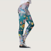 Leggings Créatures marines Artsy (Droite)