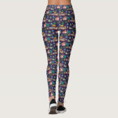Leggings Crèche dessinée à la main Noël (Dos)