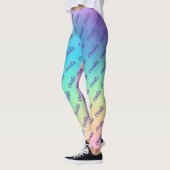 Leggings "Créer" Pastel Rainbow Gradient (Gauche)