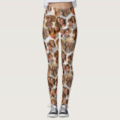 Leggings Créer un collage photo personnalisé 7 Hexagon peig (Devant)