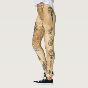 Leggings Créez Vos Propres Clés Magiques Dorées