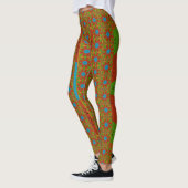 Leggings Créez vos propres couleurs jolies Polka Dot (Gauche)