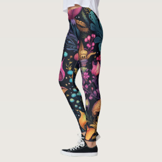 Leggings Créez Vos Propres Fleurs Magiques Floral Multicolo