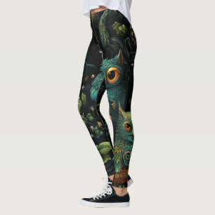 Leggings Créez vos propres lutins farfelus noirs