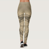 Leggings Créez vos propres marques de déchet au guépard (Dos)